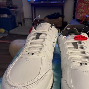 New Balance  White and Black Men's Sneakers